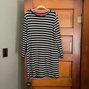 Like New Lou & Grey Striped Long Sleeve Dress L